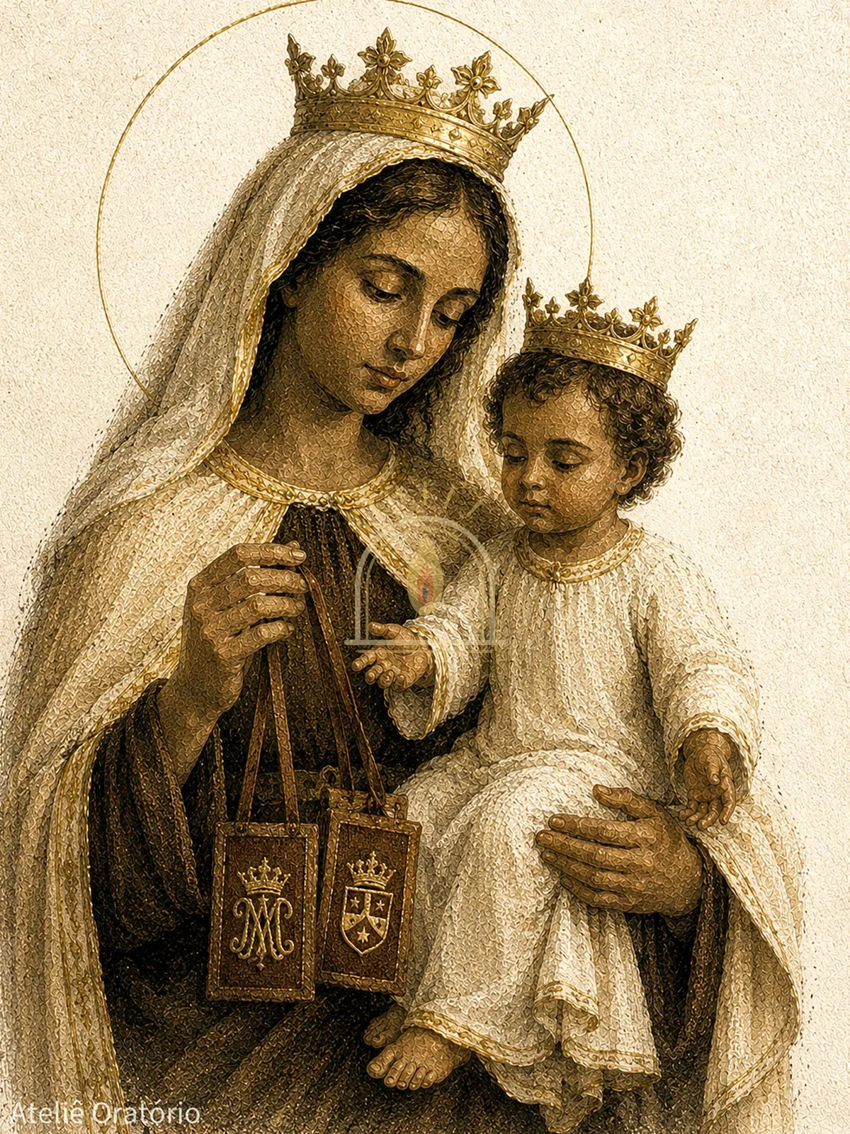 Nossa Senhora do Carmo, com o Menino