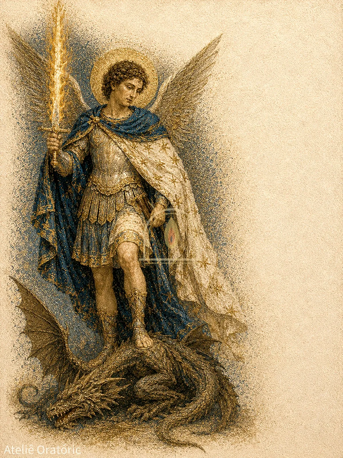 São Miguel Arcanjo, sobre o dragão