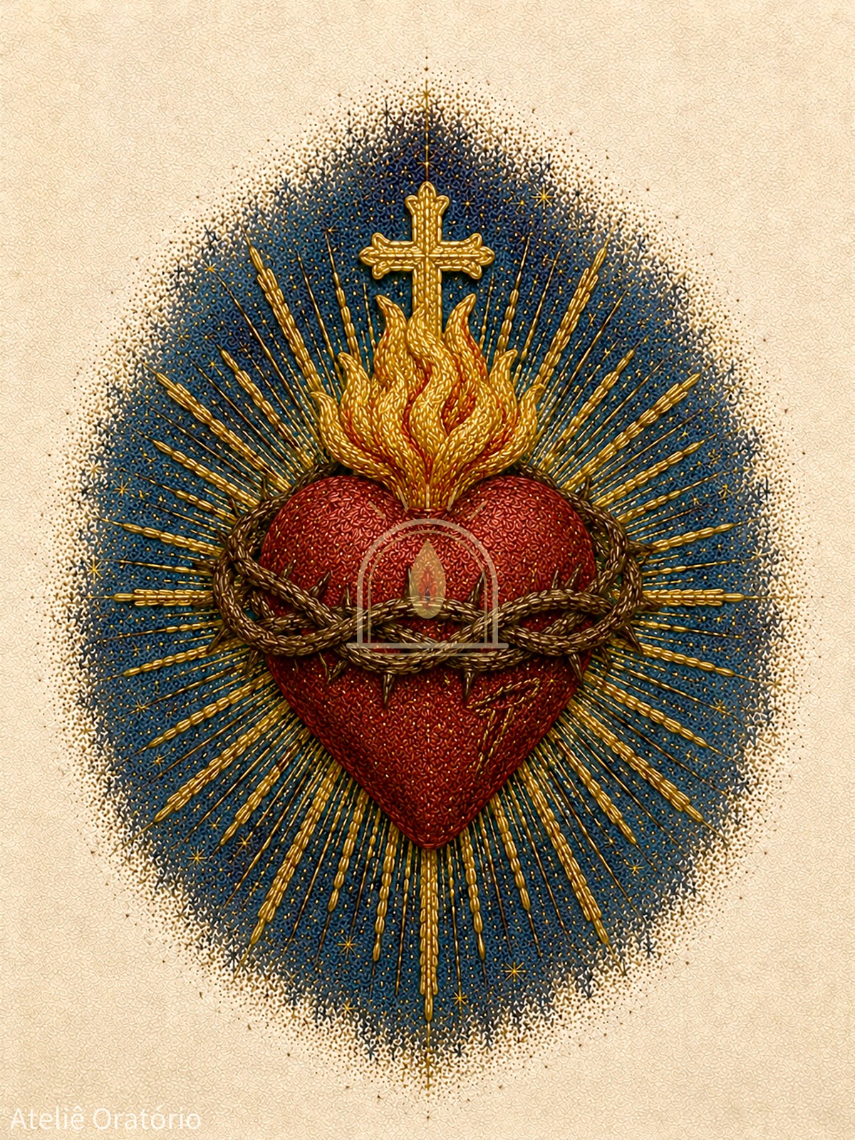 Sagrado Coração, na glória