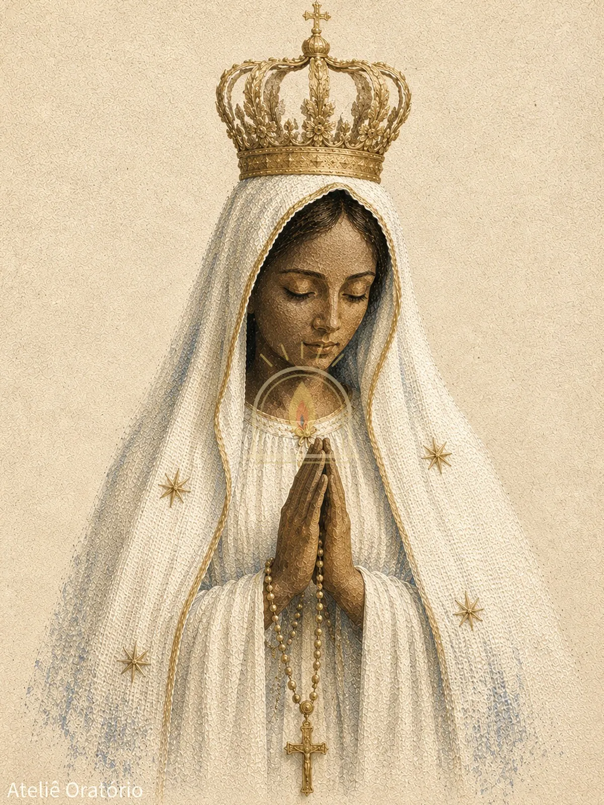 Nossa Senhora de Fátima, coroada