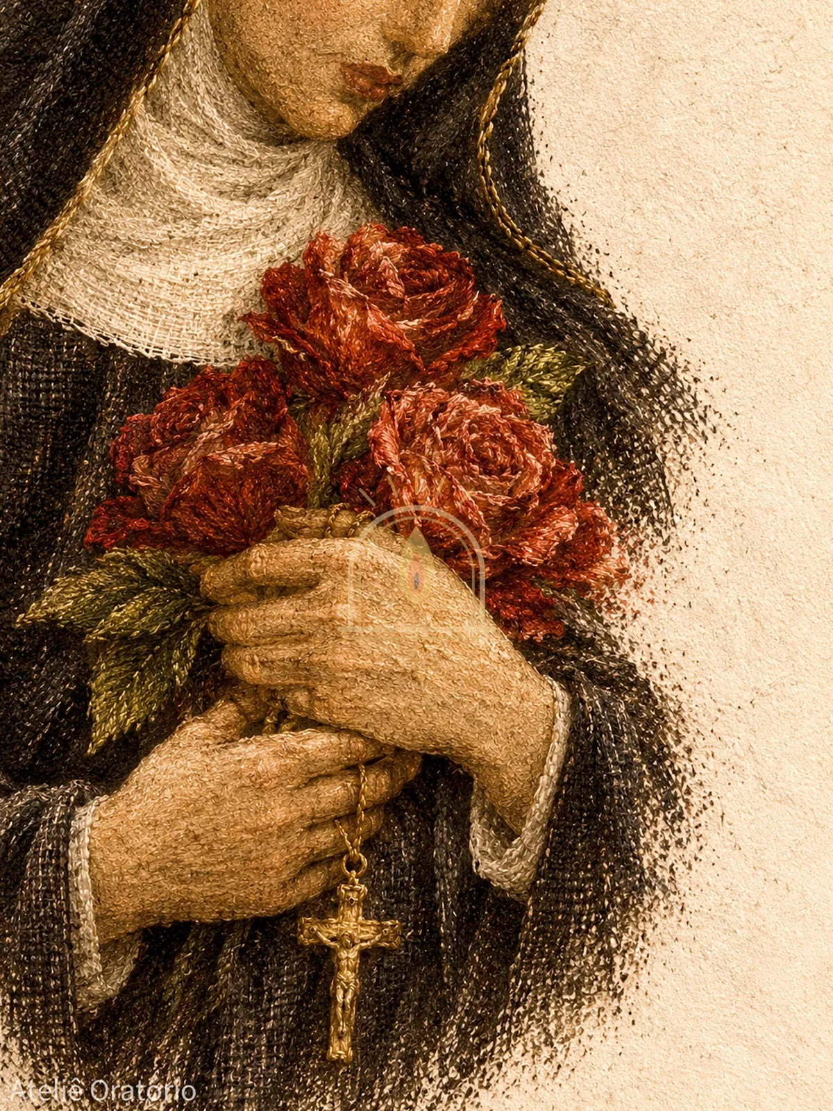 Santa Rita de Cássia, as rosas